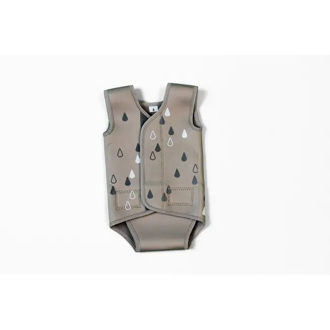 Costum din neopren pentru bebelusi (0-6 luni) bbl&uuml;v Wrap 2.0 Sand