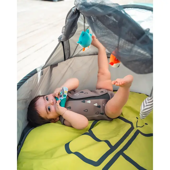 Costum din neopren pentru bebelusi (0-6 luni) bbl&uuml;v Wrap 2.0 Sand