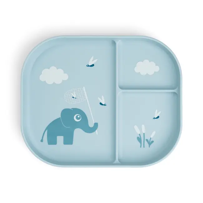 Farfurie compartimentata Done by Deer Foodie Elphee Blue