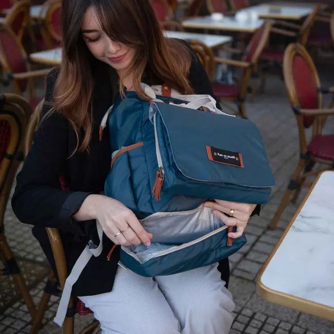 Geanta de infasat Baby On Board Camille Ocean