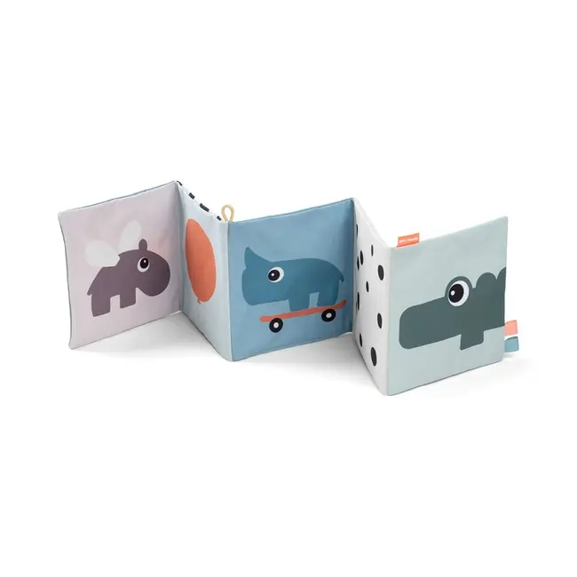 Jucarie senzoriala carticica de plus Fold Out Done by Deer Colour Mix