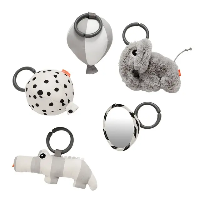 Salteluta de joaca cu activitati Done by Deer Deer Friends Grey