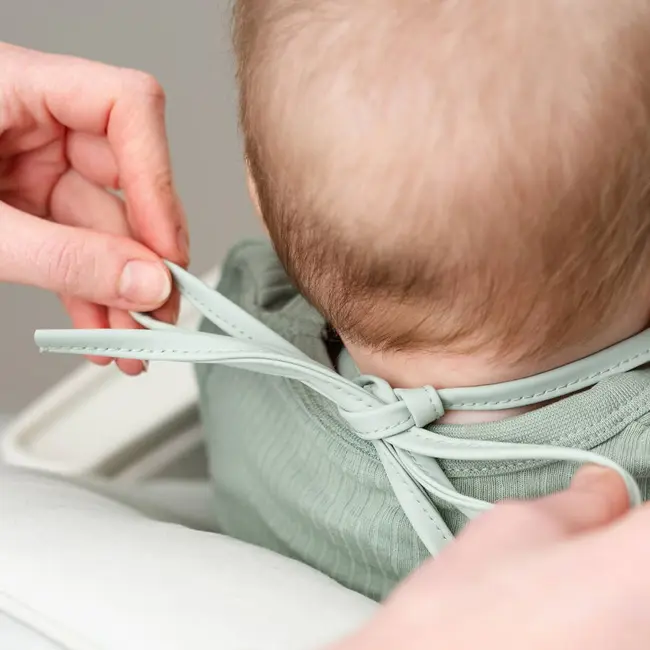 Set 2 Bavetici cu buzunar Done by Deer Croco Green