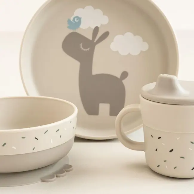 Set de masa cu ventuza Done by Deer Foodie Lalee Sand