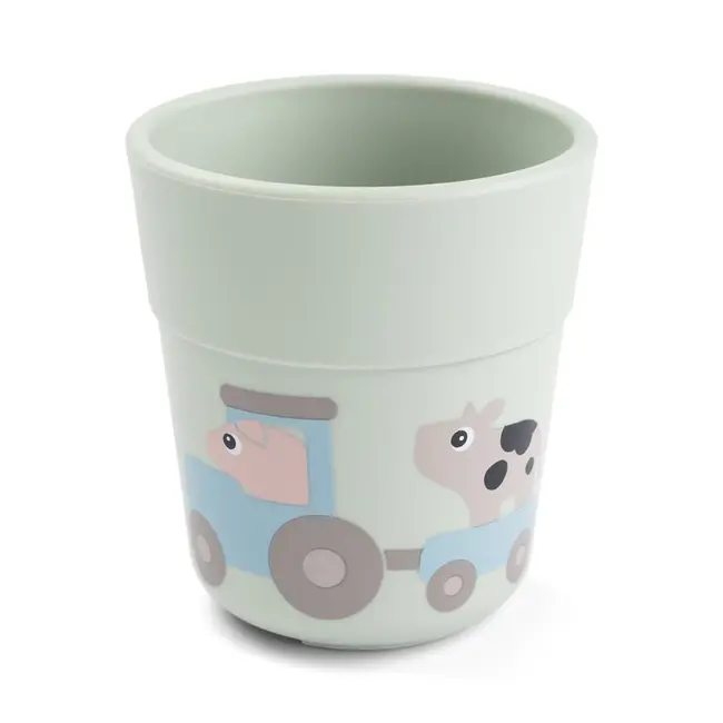 Set de masa cu ventuza Done by Deer Foodie Tiny Farm Green