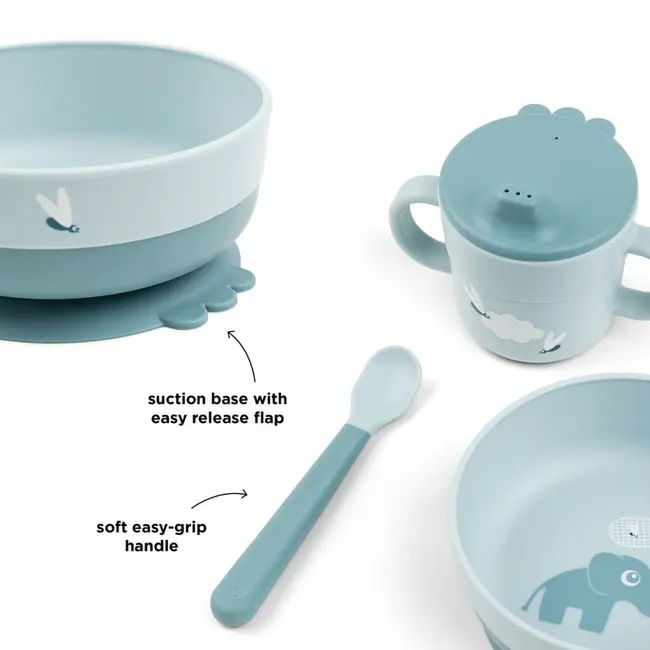 Set prima masa cu ventuza Done by Deer Foodie Elphee Blue