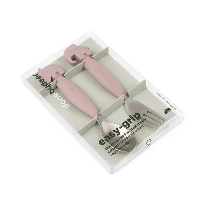 Set tacamuri Done by Deer Easy-Grip Inox Deer Friends Powder