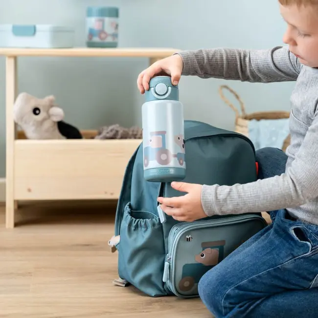 Termos Done by Deer Tiny Farm Blue 340ml