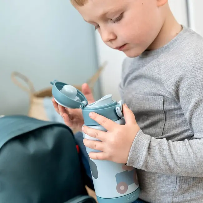 Termos Done by Deer Tiny Farm Blue 340ml