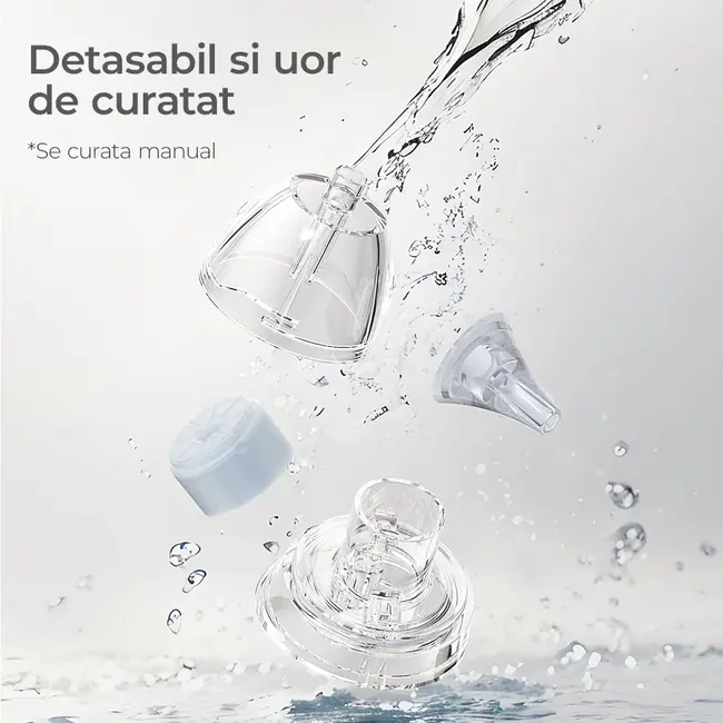 Aspirator nazal Momcozy silentios cu acumulator