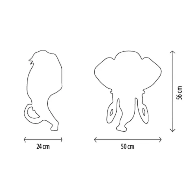 Decoratiune Wild  Soft Cap de Mamut - Arthur