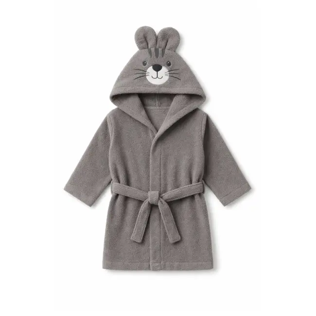 Halat baie bebelusi cu gluga model animal pufos bumbac absorbant trpb0090