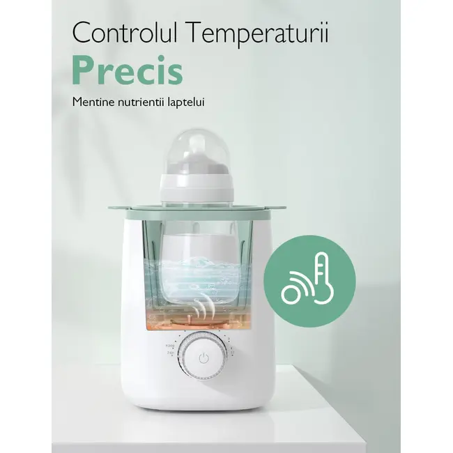 Incalzitor biberoane si mancare Momcozy Nutri Smart Analog