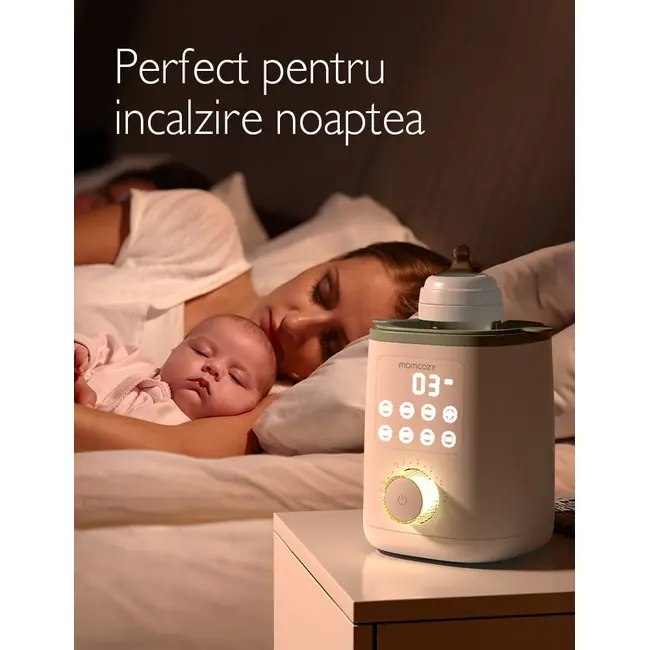 Incalzitor biberoane si mancare Momcozy Nutri Smart Analog