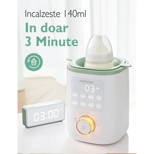 Incalzitor biberoane si mancare Momcozy Nutri Smart Analog