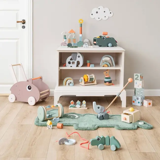 Jucarie de impins Done by Deer din lemn Ozzo Powder