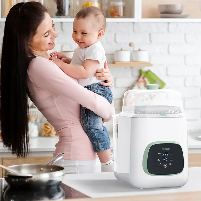 Masina de spalat si sterilizat biberoane Momcozy KleanPal Pro