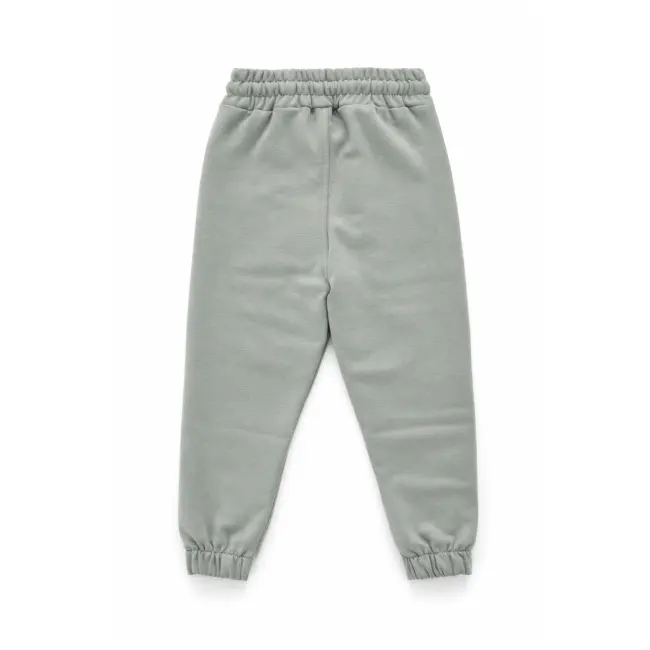 Pantaloni copii cargo din bumbac cu snur buzunare aplicate trpb0116