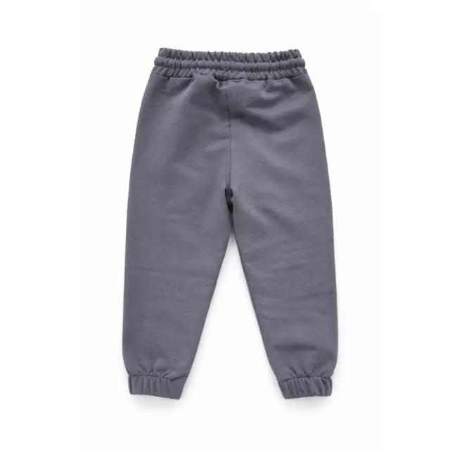 Pantaloni copii trening din bumbac cu snur si buzunare laterale trpb0117