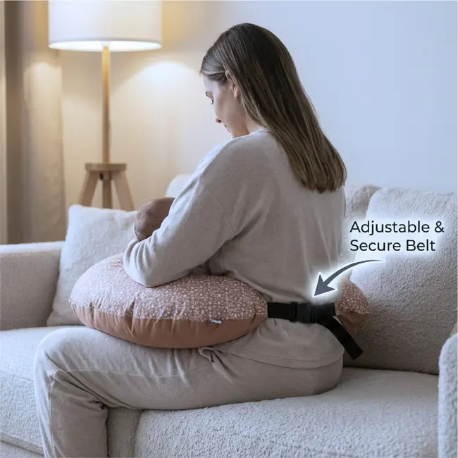 Perna alaptare cu centura Salmon Pink Sevibebe BBKSEV_379-16