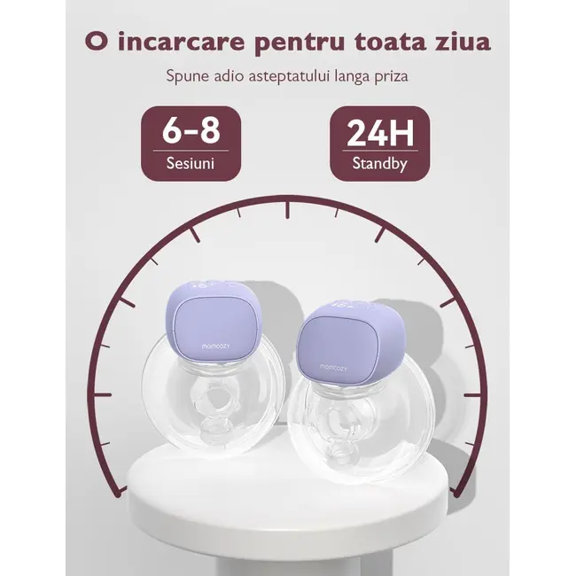 Pompa de san Momcozy Hands-free S9 Pro Pink