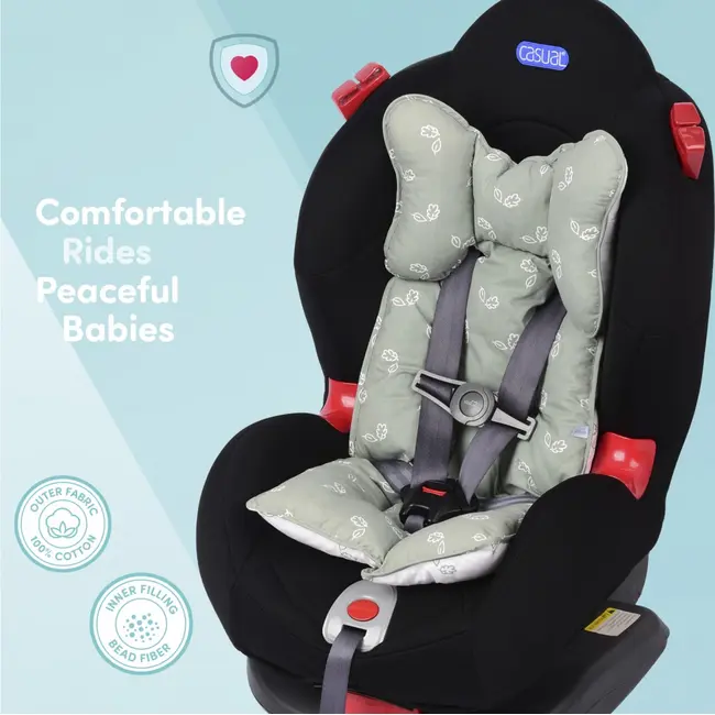 Protectie textila carucior/Scaun auto Tiny Leaves SeviBebe BBKSEV_8376-215