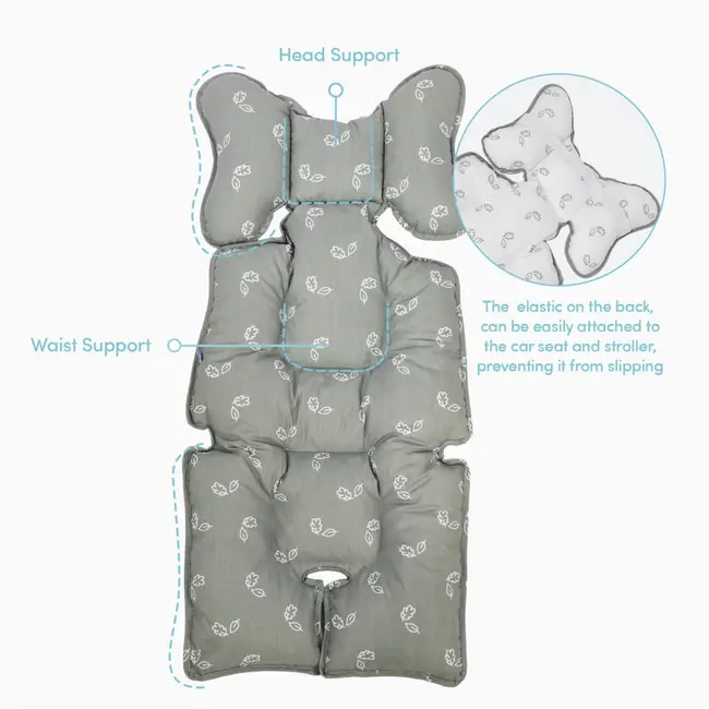 Protectie textila carucior/Scaun auto Tiny Leaves SeviBebe BBKSEV_8376-215