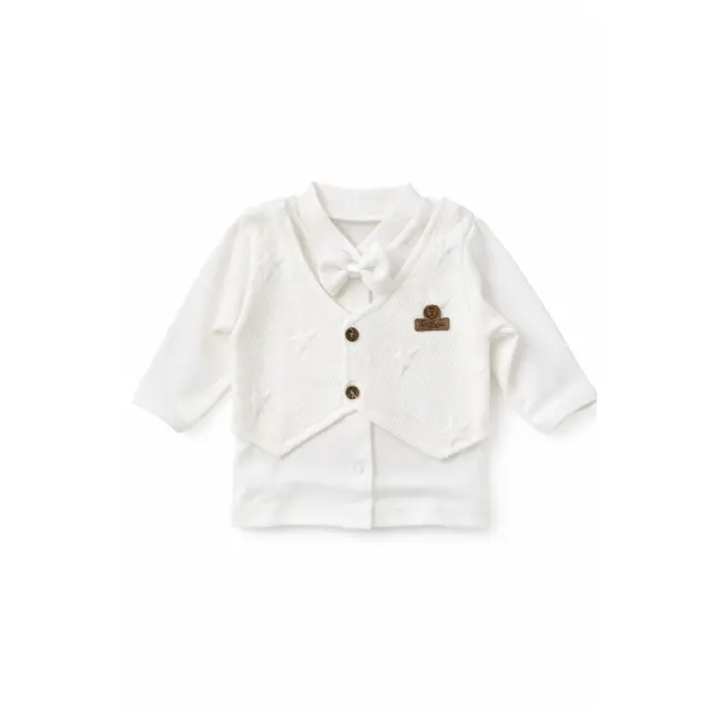 Set bebelusi premium 10 piese bumbac organic, 0-3 luni trpb0111