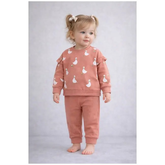 Set memoza cu model ratuste &ndash; ținută confortabilă din bumbac bp2090-1