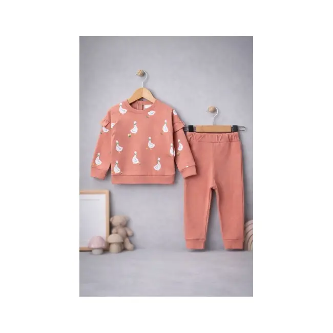 Set memoza cu model ratuste &ndash; ținută confortabilă din bumbac bp2090-1