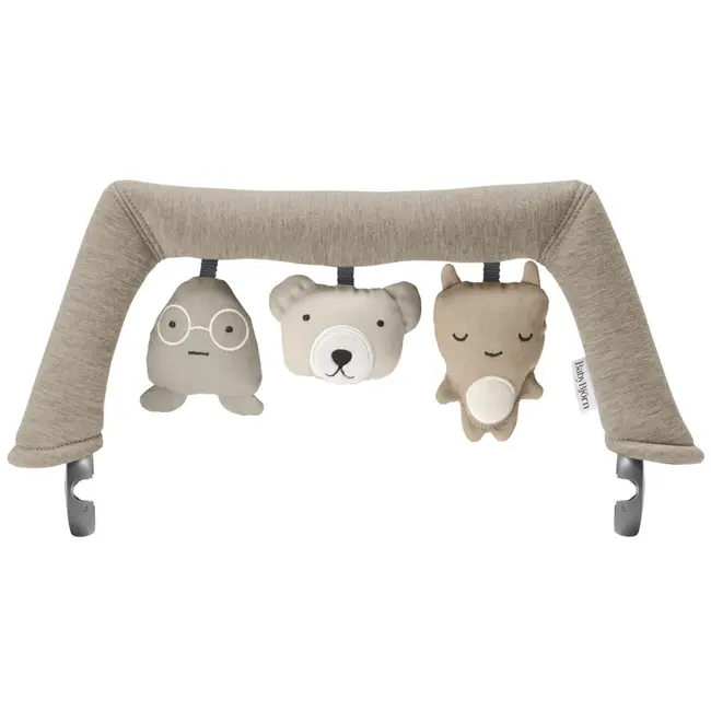 BabyBjorn - Bara de jucarii Soft Toys Neutrals &ndash; pentru balansoarele BabyBjorn BSAFE080301A