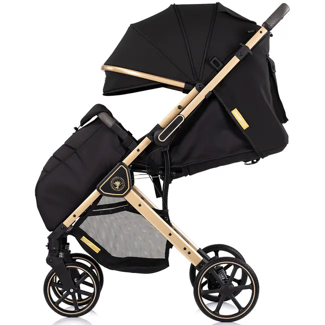 Carucior sport Chipolino Omnia cu maner reversibil noir HUBLKOM02601NO