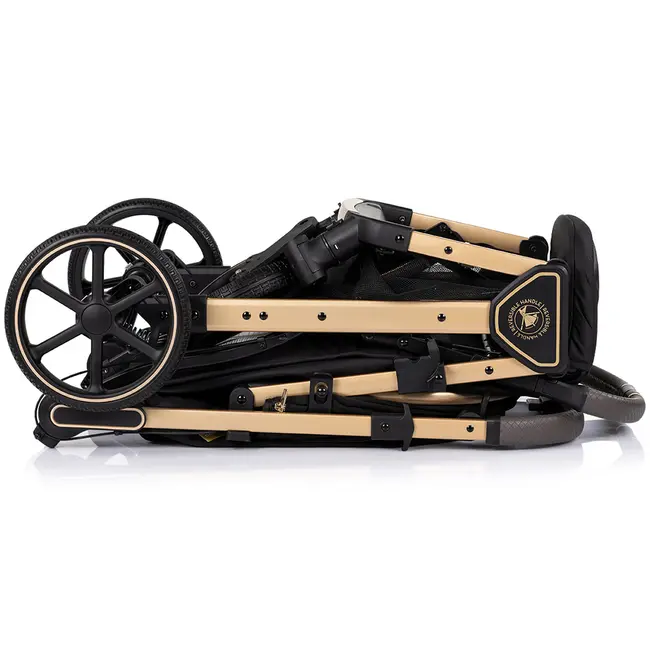 Carucior sport Chipolino Omnia cu maner reversibil noir HUBLKOM02601NO