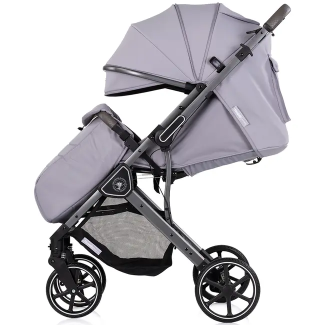 Carucior sport Chipolino Omnia cu maner reversibil platinum HUBLKOM02602PL