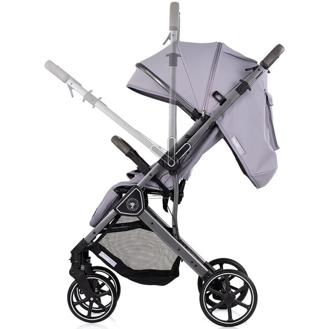 Carucior sport Chipolino Omnia cu maner reversibil platinum HUBLKOM02602PL