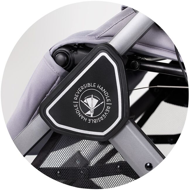 Carucior sport Chipolino Omnia cu maner reversibil platinum HUBLKOM02602PL