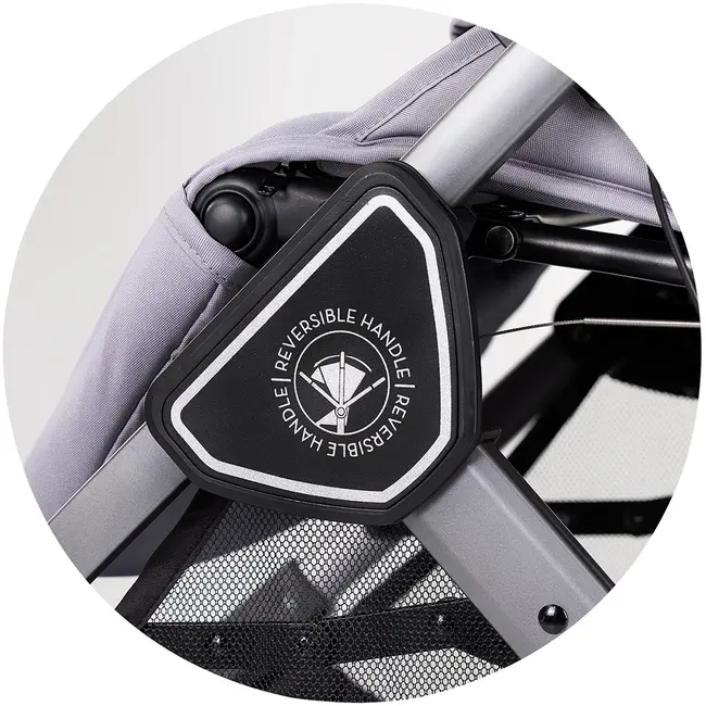 Carucior sport Chipolino Omnia cu maner reversibil platinum HUBLKOM02602PL