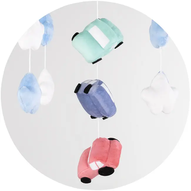 Carusel muzical pentru patut cu proiector Chipolino Cars HUBMILD02308CAR