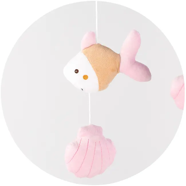 Carusel muzical pentru patut cu proiector Chipolino Mermaid HUBMILD02307MER