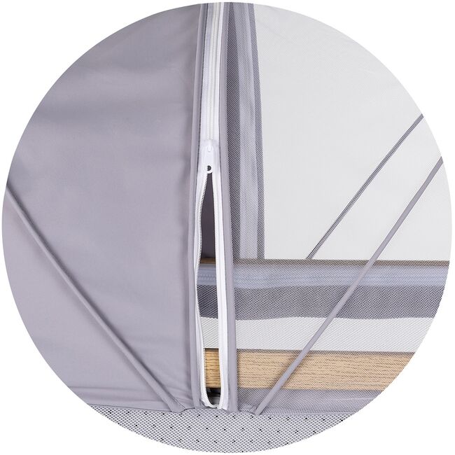 Patut co-sleeper Chipolino Charisma cu laterala culisanta platinum wood HUBKOSCA0262PL