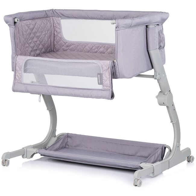 Patut co-sleeper Chipolino Eleganza cu laterala culisanta cloud HUBKOSEL0251CL