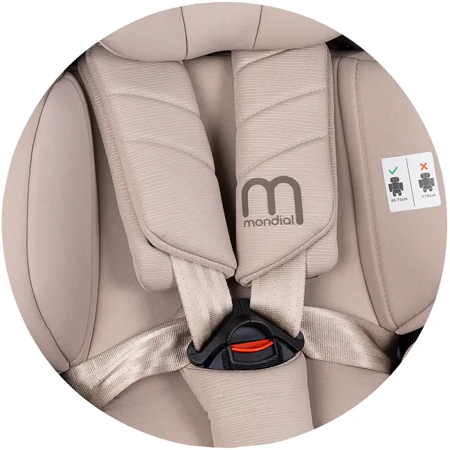 Scaun auto Chipolino Mondial I-Size 40-150 cm latte HUBSTKMND02604LA