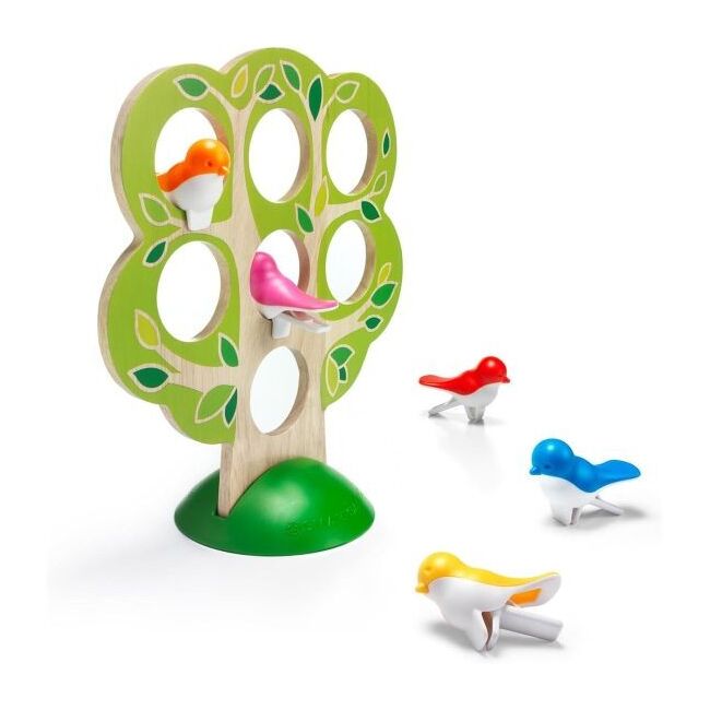 Smart games - 5 little birds, joc de logica cu 60 de provocari, 5+ ani, editie lb. romana - okesg039ro