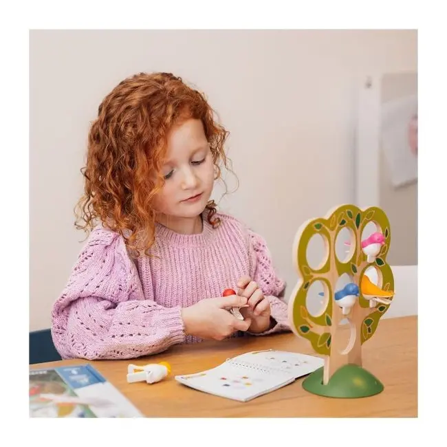 Smart games - 5 little birds, joc de logica cu 60 de provocari, 5+ ani, editie lb. romana - okesg039ro