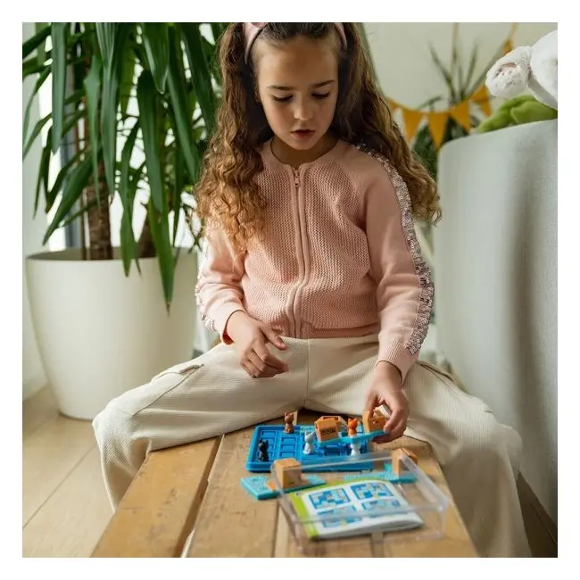 Smart games - cats and boxes, , joc de logica cu 60 de provocari, 7+ ani, editie lb. romana - okesg450ro