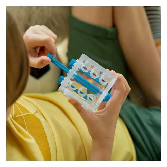 Smart games - criss cross cube, joc de logica cu 80 de provocari, 8+ ani, editie lb. romana - okesg415ro