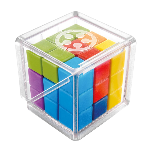 Smart games - cube puzzler go, joc de logica cu 80 de provocari, 8+ ani, editie lb. romana - okesg412roro