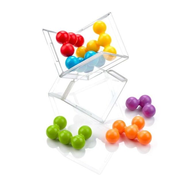 Smart games - cube puzzler pro, joc de logica cu 80 de provocari, 10+ ani, editie lb. romana - okesg413ro