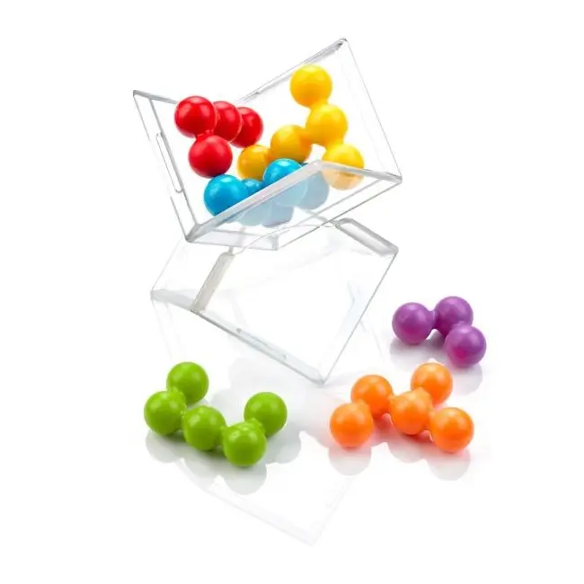 Smart games - cube puzzler pro, joc de logica cu 80 de provocari, 10+ ani, editie lb. romana - okesg413ro