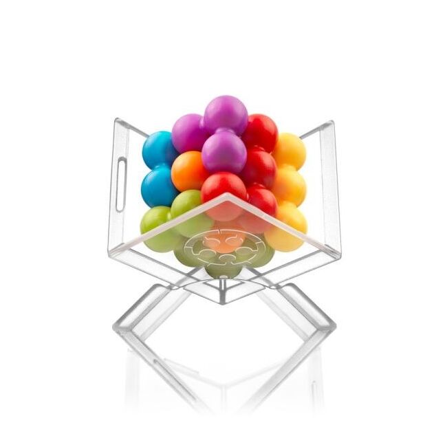 Smart games - cube puzzler pro, joc de logica cu 80 de provocari, 10+ ani, editie lb. romana - okesg413ro